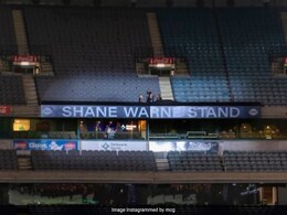 Shane Warne Stand Unveiled At MCG In Memory Of Spin Legend Shane Warne Stand Unveiled At MCG In Memory Of Spin Legend