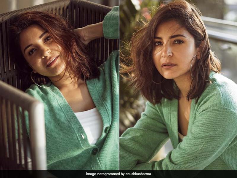 Anushka Sharma In A Pastel Cardigan Livens Up Spring Fashion