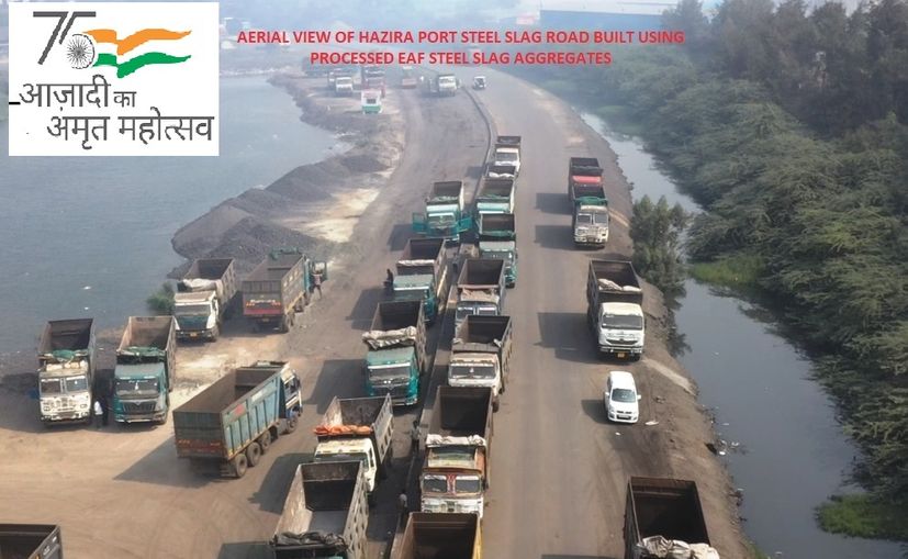Gujarat Gets New 100 Percent Processed Steel Slag Road