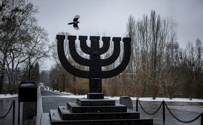 Russian Strike Stirs Symbolism At Kyiv Holocaust Site
