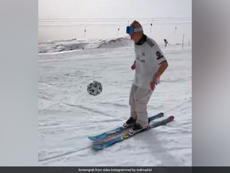 Watch: Swiss Skier's Sensational Juggling Act With Football While Skiing Goes Viral, Real Madrid Share Video