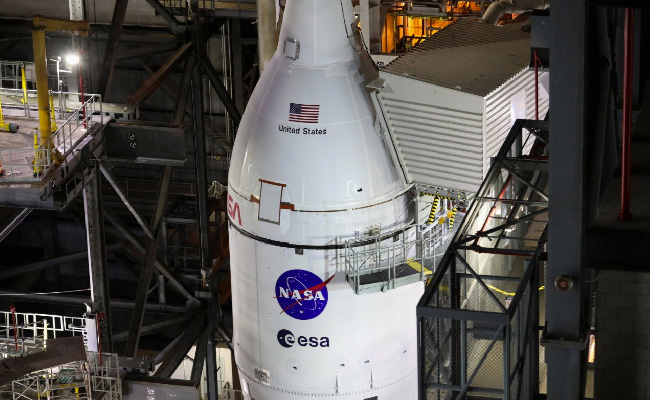 NASA's Big Moon Rocket Set For Debut In Rollout To Florida Launch Pad