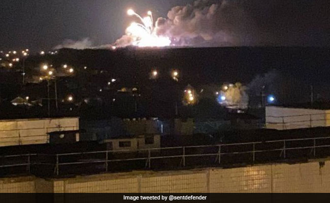 यूक्रेन ने मिसाइल से रूसी छावनी को बनाया निशाना, Video में देखें हमले का खौफनाक मंजर