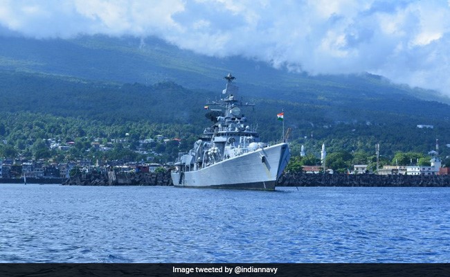 2 Indian Ships Arrive In Dubai For 'Zayed Talwar' Exercise With UAE Navy