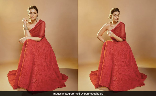 Parineeti Chopra Brings A Dose Of Glam In A Ravishing Red Ensemble