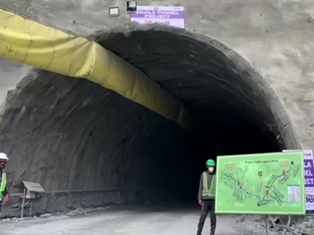 Zojila Tunnel Project That Will Connect Leh All Year Near Halfway Mark
