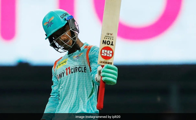 IPL 2022: फिर चमका LSG का 'BABY AB', ब्रेबोर्न स्टेडियम में लगाया 360 डिग्री सिक्स, देखें Video