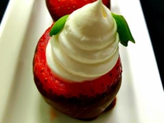 Chocolate Cranberry With Chantilly Cream