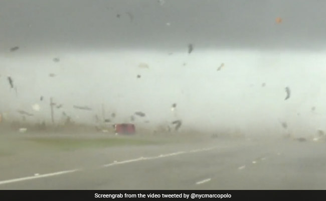 Tornado Rips Through Texas, Video Captures Car Flipped Over By High Wind