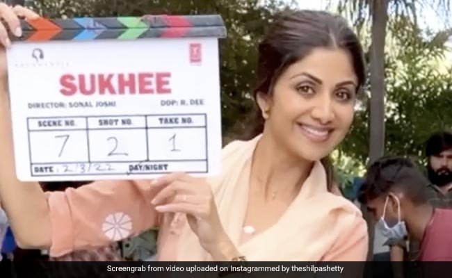 <i>Sukhee</i>: Shilpa Shetty Shares A Glimpse From The Sets Of The Film