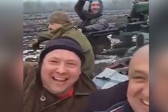 Ukrainian Villagers Take Russian Battle Tank On Joyride Ukrainian Villagers Take Russian Battle Tank On Joyride