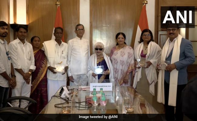 Chief Justice Of India Felicitates Four Padma Awardees