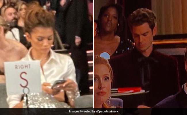 Oscars 2022: Zendaya And Andrew Garfield Were Busy On Their Phones. Memes Incoming