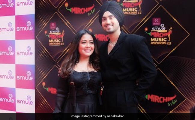 Neha Kakkar And Rohanpreet Singh Are Bewitching In Their Matching Black Outfits