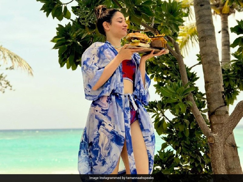 Nothing Like Tamannaah Bhatia's Stylish Summer Days In Maldives In Gorgeous Printed Beach Looks