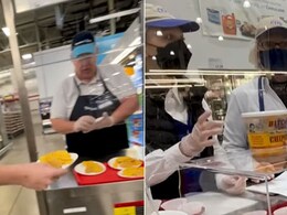 Viral Video: Man Pranks Food Samplers By Running Way With Free Food; Internet Is In Splits