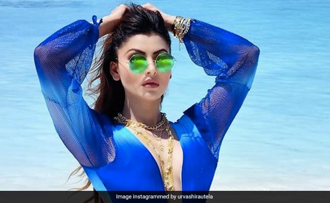 Urvashi Rautela 'Blue' Us Away In A Chic Cutout Swimsuit In Maldives
