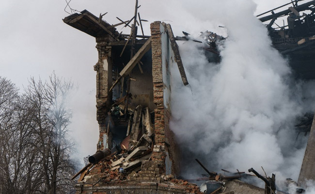 Ukraine says Russian ammunition depot struck in Donetsk Ukraine says Russian ammunition depot struck in Donetsk