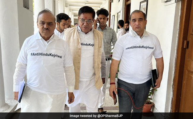 Two BJP MLAs Marshalled Out Of Delhi Assembly For The Day