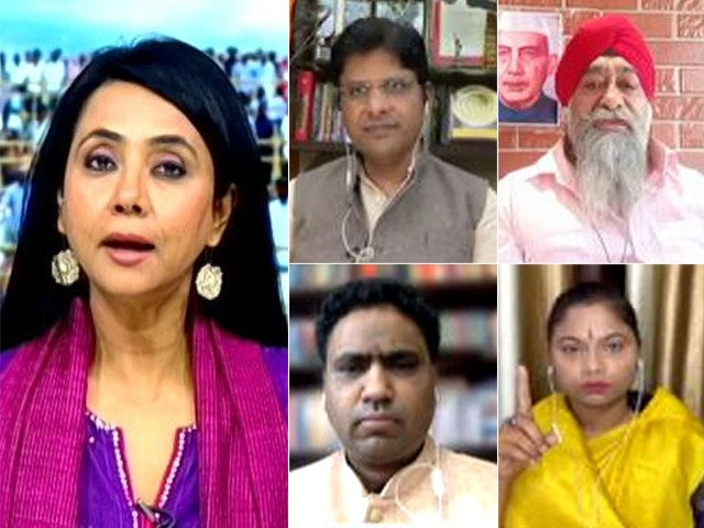 उत्तर प्रदेश में बीजेपी का भगवा रंग छाया, पंजाब में AAP की आंधी