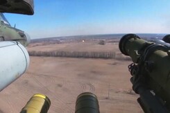 Watch Russian Military Helicopters In Action In Ukraine Watch Russian Military Helicopters In Action In Ukraine