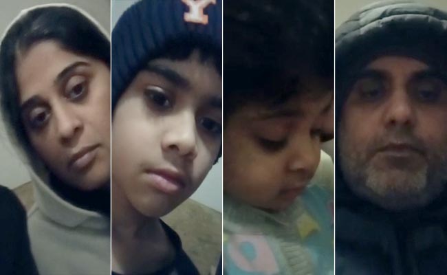 कीव में बीमार बच्चे संग फंसा भारतीय परिवार, वीडियो शेयर कर कहा - "नहीं मिल रही मदद"