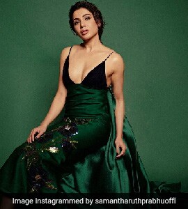 Samantha Ruth Prabhu , | Samantha Ruth Prabhu looks stunning in her green gown, see photos Samantha Ruth Prabhu , | Samantha Ruth Prabhu looks stunning in her green gown, see photos