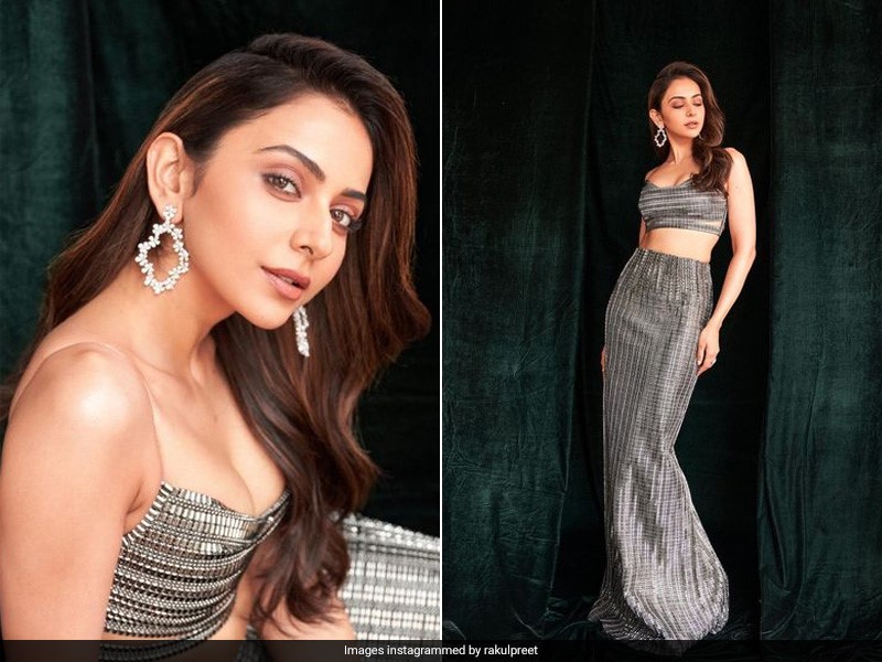 "All That Glitters Can Sometimes Be Silver" Or Rakul Preet Singh In A Metallic Co-Ord Set
