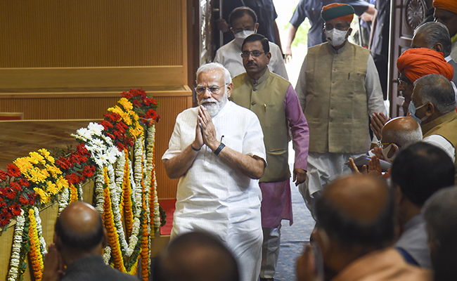 PM Modi Addresses BJP Leaders, Tells Them To Take Up Social Justice Work