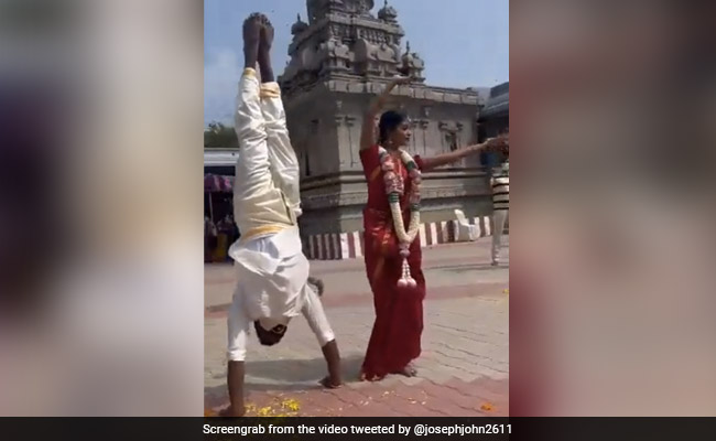 दूल्हा-दुल्हन का ऐसा खतरनाक फोटोशूट देख लोगों के उड़े होश, बोले - हमसे तो ना हो पाएगा - देखें Video