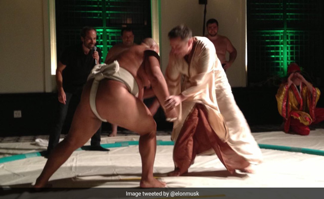 Elon Musk, Questioned About Putin Challenge, Posts Sumo Wrestling Photo
