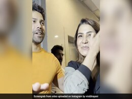 Samantha Ruth Prabhu को फोटोग्राफर्स से बचाते दिखे वरुण धवन, बोले- डराओ मत, क्यों डरा रहे हो इसको...VIDEO Samantha Ruth Prabhu को फोटोग्राफर्स से बचाते दिखे वरुण धवन, बोले- डराओ मत, क्यों डरा रहे हो इसको...VIDEO