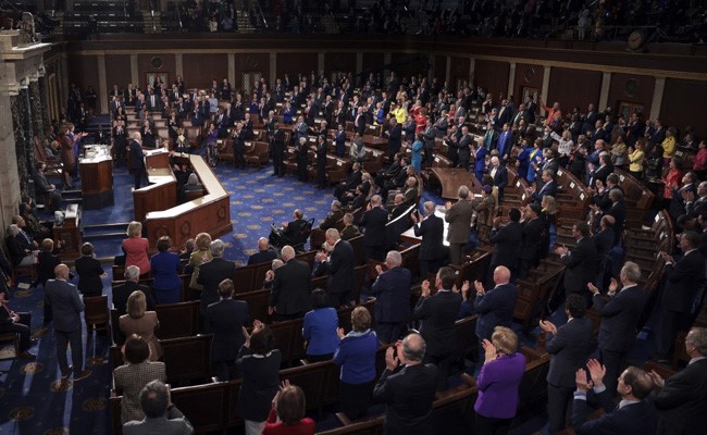 US Congress Gives Standing Ovation To Ukrainians At Joe Biden Address