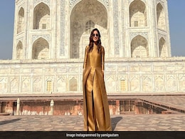 Just A Pic Of Yami Gautam, In Gold, At The Taj Mahal. Both Gorgeous Just A Pic Of Yami Gautam, In Gold, At The Taj Mahal. Both Gorgeous