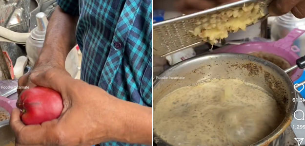 Watch: Surat Vendor's Bizarre Fruit Chai Leaves Internet Disgusted