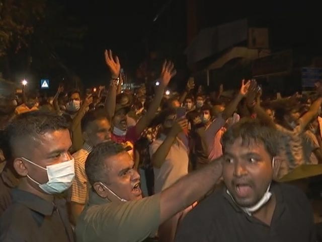 Massive Late-Night Protests Near Lanka President's House: NDTV Ground Report