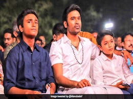Dhanush Makes First Public Appearance With Sons Yatra And Linga After Split With Aishwaryaa Rajinikanth Dhanush Makes First Public Appearance With Sons Yatra And Linga After Split With Aishwaryaa Rajinikanth