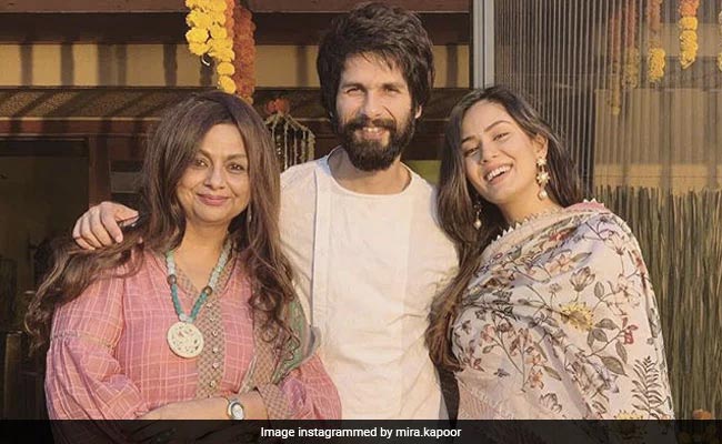 Women's Day 2022: The Star Of Shahid Kapoor And Mira Rajput's Posts Is His Mother Neliima Azeem