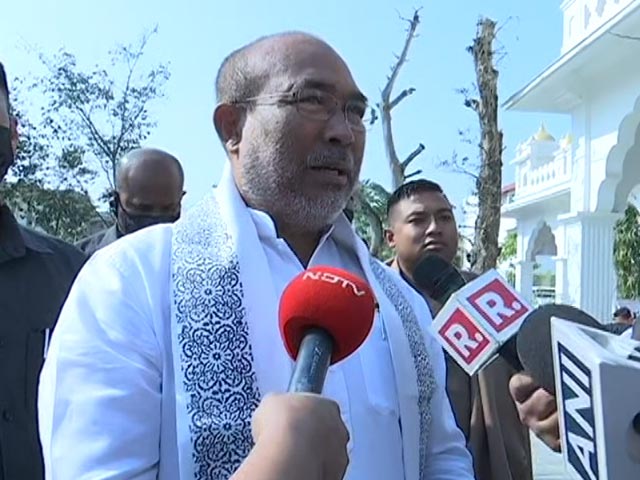 Manipur CM Prays At Temple, Says Today's Verdict Will Decide Next 25 Years of State