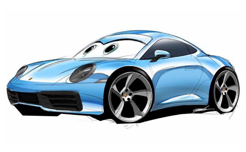 A One-Off Porsche 'Sally Carrera' Based On Pixar's Movie 'Cars' In The Works
