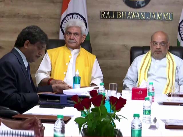 Home Minister Amit Shah Chairs Security Review Meeting In Jammu