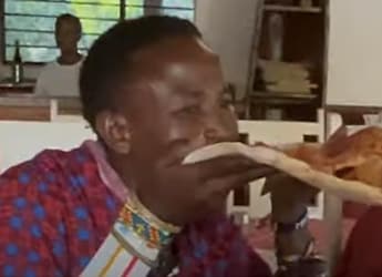 African Men Try Pizza For The First Time; Their Hilarious Reaction Has People In Splits