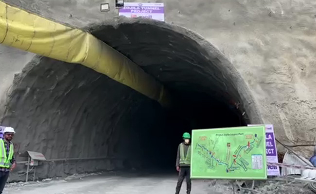 Zojila Tunnel Project That Will Connect Leh All Year Near Halfway Mark