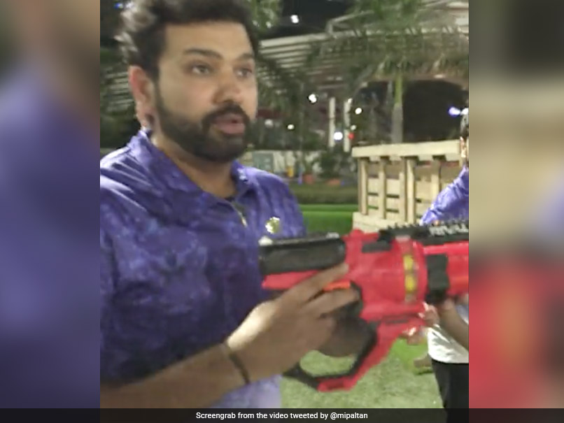 Watch: Rohit Sharma, Other Mumbai Indians Stars Have A Blast At The Sprawling New 'MI Arena'