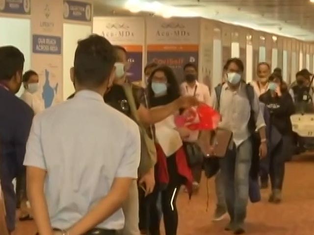 Operation Ganga Flight Carrying 182 Indians Nationals From Ukraine Lands In Mumbai