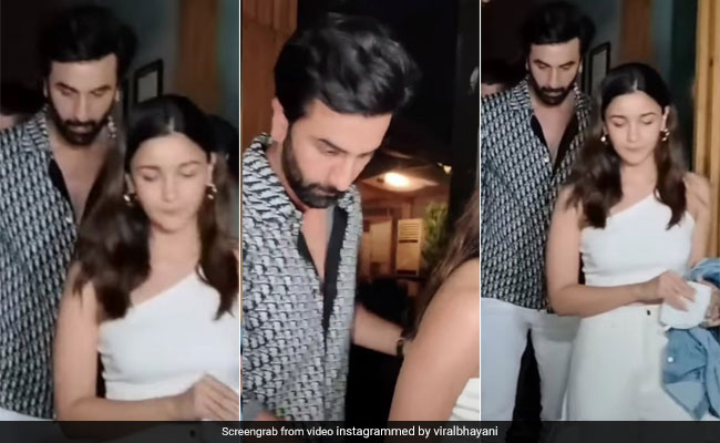 रणबीर कपूर के साथ डिनर डेट पर गईं आलिया भट्ट, फैंस बोले- ओहो आप तो ब्लश कर रही हैं... 