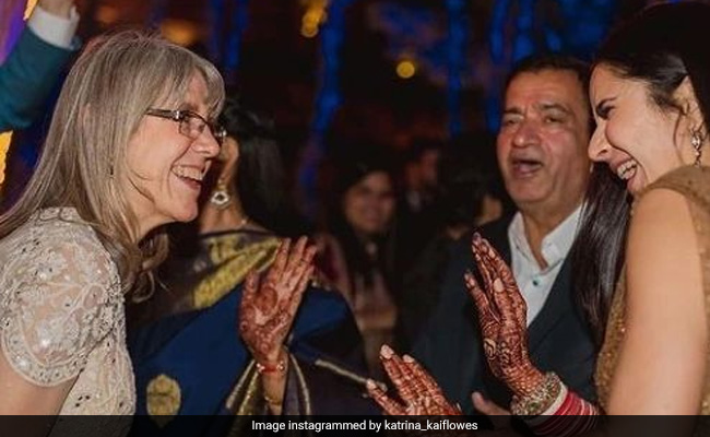 Trending Pic Of Katrina Kaif Dancing With Father-In-Law Sham Kaushal And Mom Suzanne Turquotte
