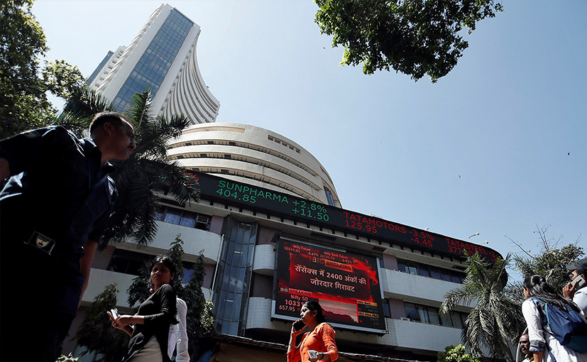 Indian Shares Extend Gains As Oil Prices Slide; Feb Inflation In Focus