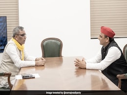 "Won Any Election On His Own?": Ally Takes "AC Room" Jibe At Akhilesh Yadav, Again "Won Any Election On His Own?": Ally Takes "AC Room" Jibe At Akhilesh Yadav, Again