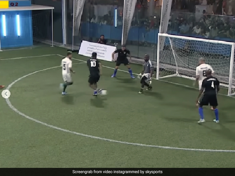 Watch: Jay-Jay Okochas Backheel Goal In Exhibition Five-A-Side Match
